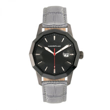 Load image into Gallery viewer, Morphic M56 Series Leather-Band Watch w/Date - Black/Grey - MPH5605
