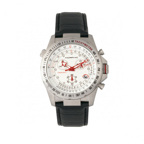 Morphic M36 Series Leather-Band Chronograph Watch - MPH3601
