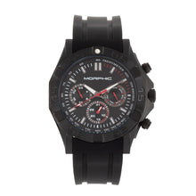 Load image into Gallery viewer, Morphic M75 Series Tachymeter Strap Watch w/Day/Date - Black - MPH7506
