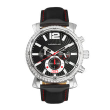 Load image into Gallery viewer, Morphic M89 Series Chronograph Leather-Band Watch w/Date - Black - MPH8902
