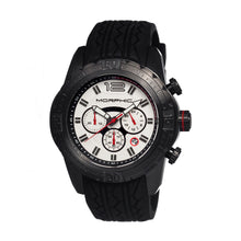 Load image into Gallery viewer, Morphic M27 Series Chronograph Men&#39;s Watch w/ Date - Black/White - MPH2704
