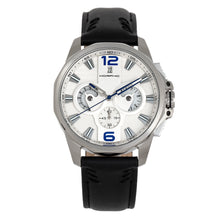 Load image into Gallery viewer, Morphic M82 Series Chronograph Leather-Band Watch w/Date - Silver/White - MPH8201
