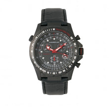 Load image into Gallery viewer, Morphic M36 Series Leather-Band Chronograph Watch - Black - MPH3605
