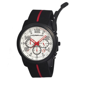 Morphic M22 Series Chronograph Men's Watch w/ Date - Black/White - MPH2204